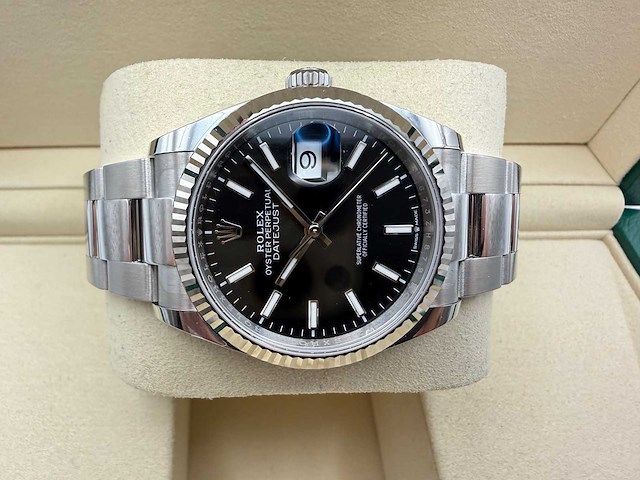 Rolex datejust 36 126234 | black dial | new | 2025 - afbeelding 7 van  12