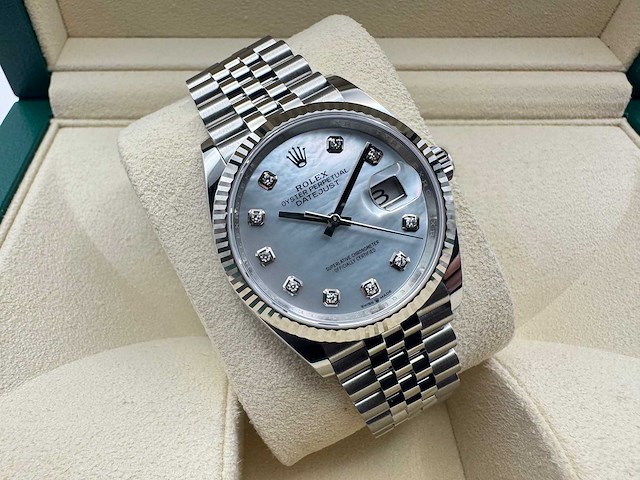Rolex datejust 36 | 126234 | mother of pearl | 2025 | new - afbeelding 1 van  12