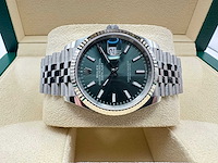 Rolex datejust 36 | mint green | 126234 | 2025 | new - afbeelding 5 van  10