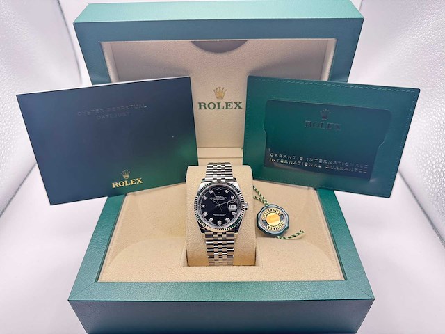 Rolex datejust 41 126234 | black diamond dot | jubilee | new | 2025 - afbeelding 4 van  12