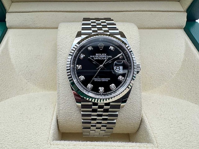 Rolex datejust 41 126234 | black diamond dot | jubilee | new | 2025 - afbeelding 5 van  12