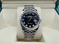 Rolex datejust 41 126234 | black diamond dot | jubilee | new | 2025 - afbeelding 5 van  12