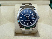 Rolex datejust 41 126300 | blue | new | 2025 - afbeelding 5 van  12