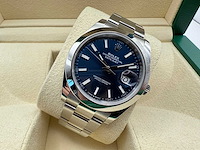 Rolex datejust 41 126300 | blue | new | 2025 - afbeelding 6 van  12