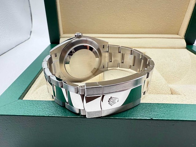 Rolex datejust 41 126300 | blue | new | 2025 - afbeelding 12 van  12