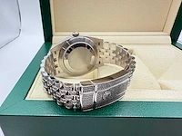 Rolex datejust 41 | 126300 | full "iced" out with natural diamonds - afbeelding 12 van  12