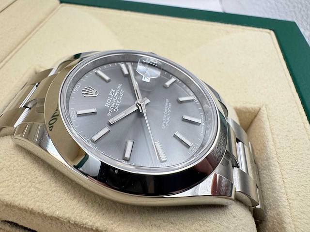 Rolex datejust 41 126300 | rhodium dial | new | 2025 - afbeelding 11 van  12