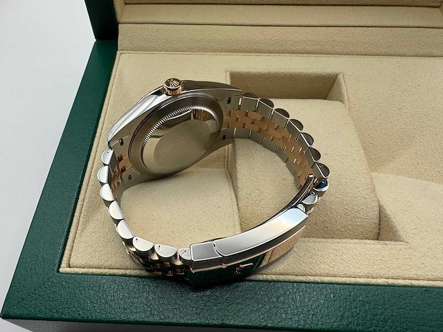 Rolex datejust 41 | 126331 | choco diamonds | 10-2025 | new - afbeelding 11 van  12