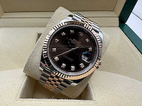 Rolex datejust 41 | 126331 | choco diamonds | 10-2025 | new - afbeelding 6 van  12