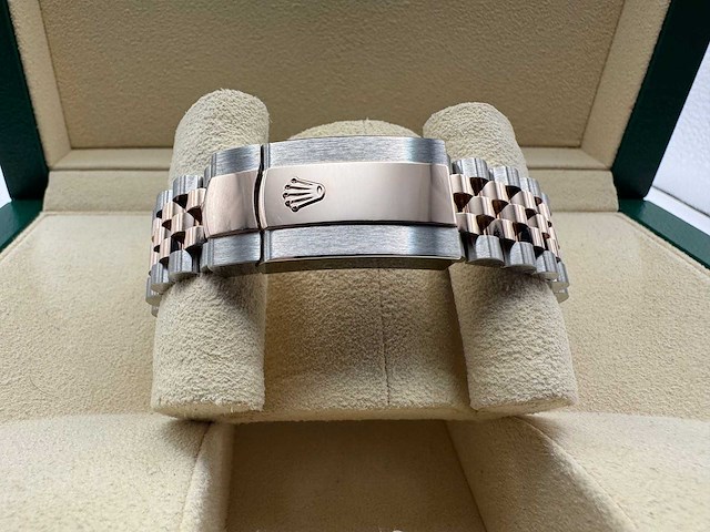 Rolex datejust 41 | 126331 | choco diamonds | 10-2025 | new - afbeelding 9 van  12
