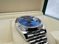 Rolex datejust 41 126334 | azzuro dial | new | 2025 - afbeelding 10 van  12