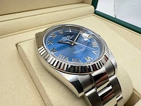Rolex datejust 41 | 126334 | azzurro dial | 07-2025 | new - afbeelding 2 van  12