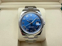 Rolex datejust 41 | 126334 | azzurro dial | 07-2025 | new - afbeelding 5 van  12