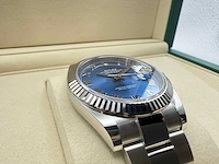 Rolex datejust 41 | 126334 | azzurro dial | 07-2025 | new - afbeelding 12 van  12