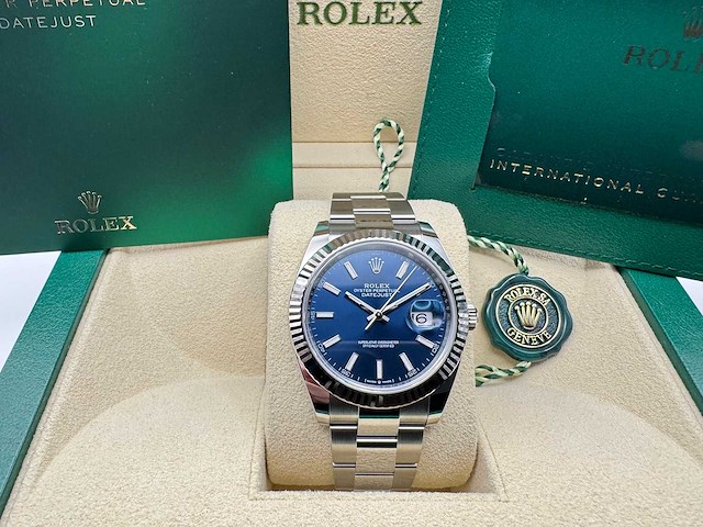 Rolex datejust 41 126334 | blue dial | new | 2025 - afbeelding 3 van  12