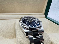 Rolex datejust 41 126334 | blue dial | new | 2025 - afbeelding 10 van  12