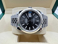 Rolex datejust 41 126334 | jubilee | rhodium | new | 2025 - afbeelding 7 van  12