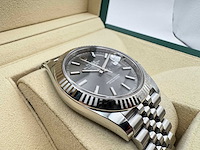 Rolex datejust 41 126334 | jubilee | rhodium | new | 2025 - afbeelding 11 van  12