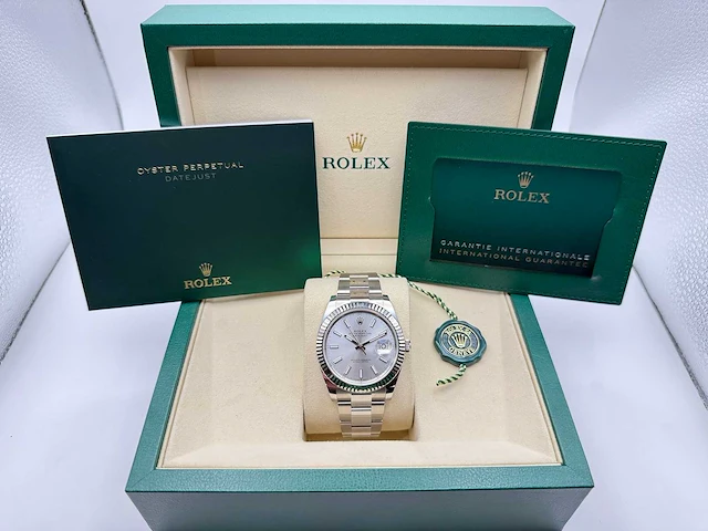 Rolex datejust 41 126334 | silver dial | 08-2025 | new - afbeelding 4 van  12