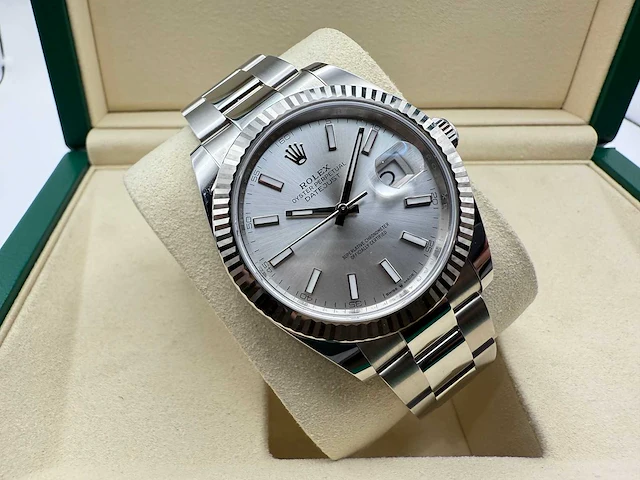 Rolex datejust 41 126334 | silver dial | 08-2025 | new - afbeelding 1 van  12