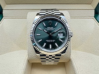Rolex datejust 41 | mint green | 126334 | 2025 | new - afbeelding 5 van  12