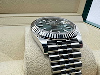 Rolex datejust 41 | mint green | 126334 | 2025 | new - afbeelding 10 van  12