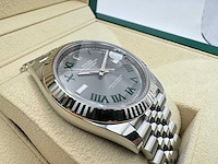 Rolex datejust 41 | wimbledon | 126334 | 2025 | new - afbeelding 11 van  12