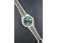 Rolex datejust 41mm mint green 2025 full set - afbeelding 5 van  10