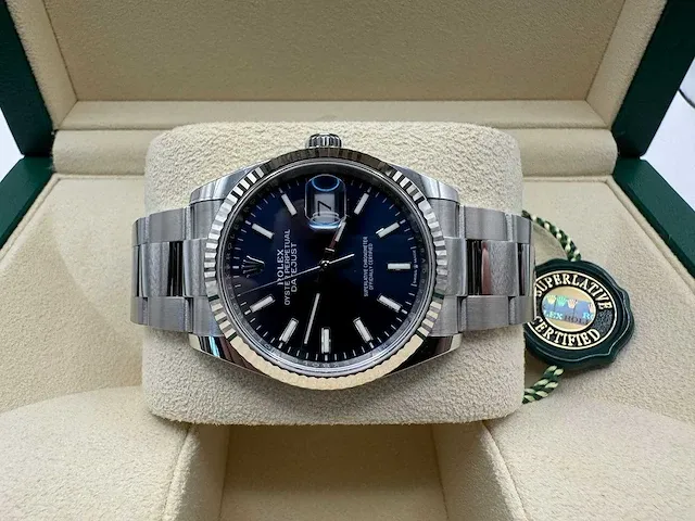 Rolex datejust "blue" 126234 2024 - afbeelding 5 van  11