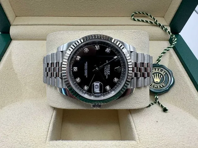 Rolex datejust "diamond dial" 126334 2022 - afbeelding 11 van  17