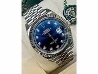 Rolex datejust ii blue diamond dial - afbeelding 1 van  4