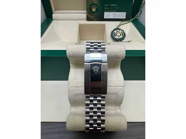 Rolex datejust ii blue diamond dial - afbeelding 4 van  4
