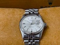 Rolex datejust oyster perpetual 36mm 16014 1979 silver dail - afbeelding 4 van  12