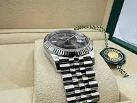 Rolex datejust "wimbledon" 126234 2024 - afbeelding 10 van  10