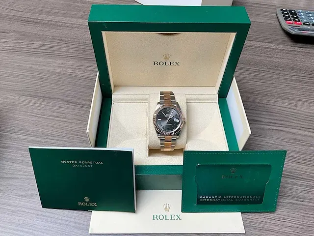 Rolex datejust "wimbledon" 126333 2021 - afbeelding 10 van  10