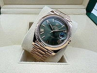 Rolex day-date 40 228235 | olive dial | 2025 | new - afbeelding 6 van  12