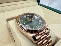 Rolex day-date 40 228235 | olive dial | 2025 | new - afbeelding 2 van  12