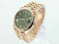 Rolex day-date 40 olive green dial ref. 228235 herenhorloge - afbeelding 5 van  7