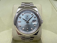 Rolex day-date platinum diamond dot | 12/2010 | full set - afbeelding 5 van  12