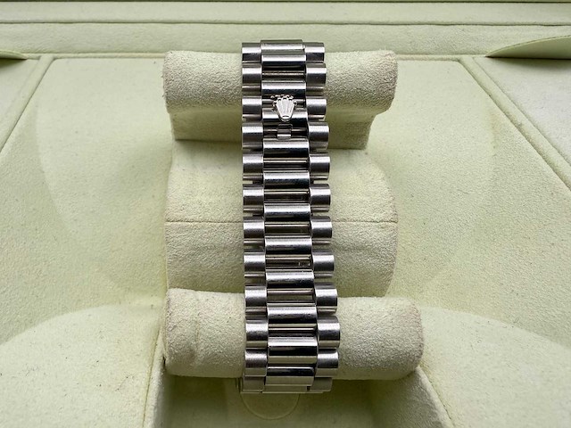 Rolex day-date platinum diamond dot | 12/2010 | full set - afbeelding 8 van  12