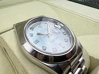 Rolex day-date platinum diamond dot | 12/2010 | full set - afbeelding 11 van  12