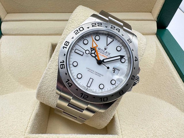 Rolex explorer ii 226570 | white dial | 2025 | new - afbeelding 6 van  12