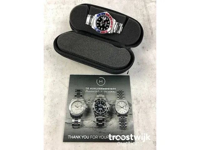 Rolex gmt master ii pepsi l-serie 16710 herenhorloge - afbeelding 2 van  10