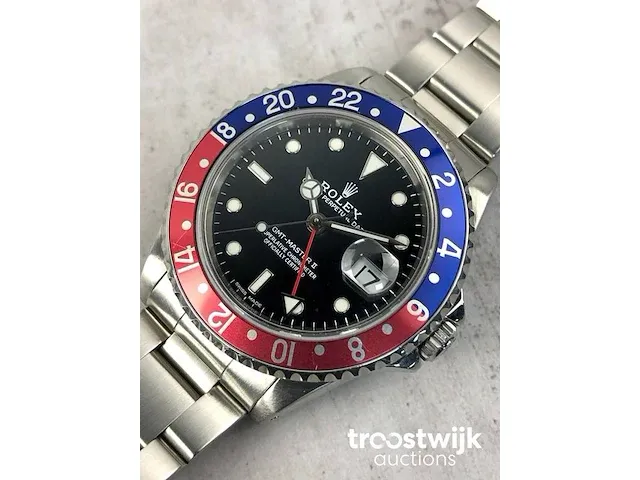 Rolex gmt master ii pepsi l-serie 16710 herenhorloge - afbeelding 1 van  10