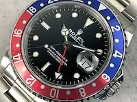 Rolex gmt master ii pepsi l-serie 16710 herenhorloge - afbeelding 1 van  10