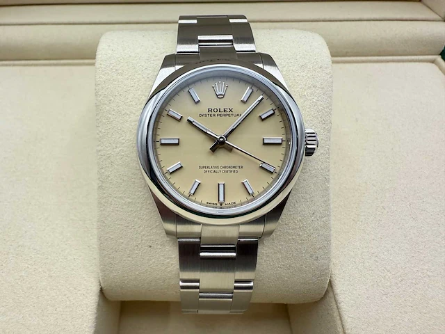 Rolex oyster perpetual 31 277200 | beige | 2025 | new - afbeelding 5 van  12