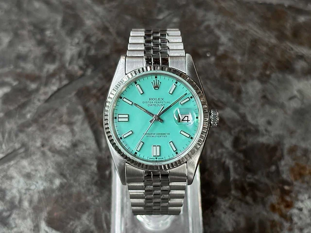 Rolex oyster perpetual datejust 16014 1979 polshorloge - afbeelding 2 van  7