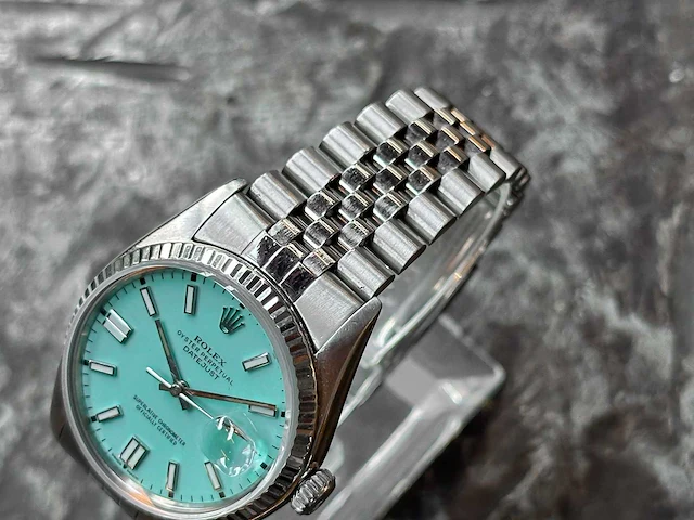 Rolex oyster perpetual datejust 16014 1979 polshorloge - afbeelding 5 van  7