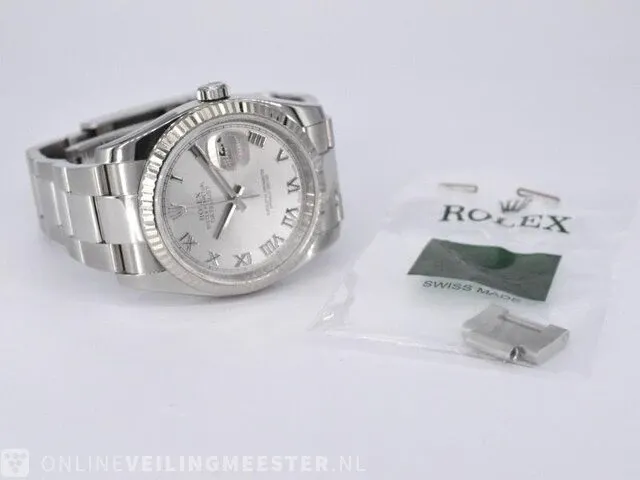 Rolex oyster perpetual datejust horloge - afbeelding 4 van  15