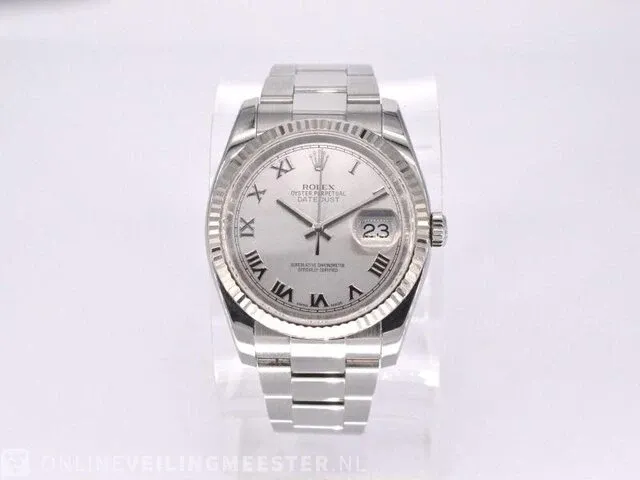 Rolex oyster perpetual datejust horloge - afbeelding 8 van  15